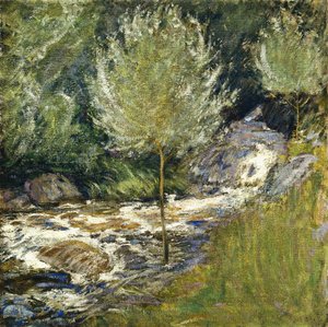 Horseneck Falls, Greenwich, Connecticut, od John Henry Twachtman