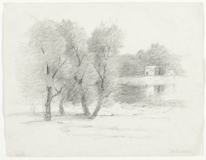 Krajina, konec 19.-začátek 20. století od John Henry Twachtman