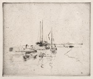 Nedaleko Dordrechtu. od John Henry Twachtman