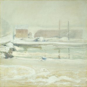 River Scene v Cos Cob, od John Henry Twachtman