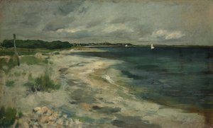 Bouřkové mraky od John Henry Twachtman