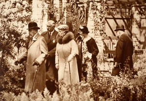 King George a Queen Mary na Chelsea Flower Show, 30. léta 20. století