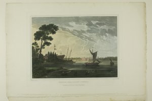 Norfolk; Z Gosportu ve Virginii, deska 5 z druhého počtu Malebných pohledů na americkou scenérii