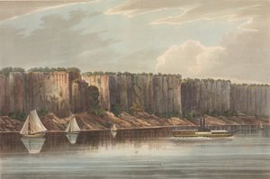 Palisády č. 19 z portfolia řeky Hudson, 1823-24. od John Hill