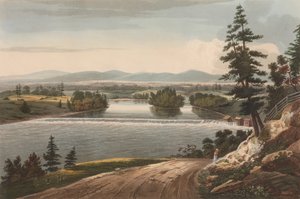 Pohled poblíž Sandy Hill č. 7 z portfolia řeky Hudson, 1822-23. od John Hill