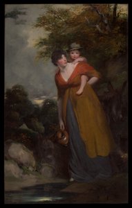 Paní Richarda Brinsleyho Sheridana (Hester Jane Ogle, 1775/76-1817) a její syn (Charles Brinsley Sheridan, 1796-1843) od John Hoppner