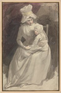 Paní Skinnerová a dítě od John Hoppner