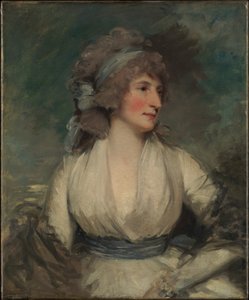 Portrét ženy; (rub, nyní zakrytý podlepovacím plátnem) Studie dětské hlavy od John Hoppner