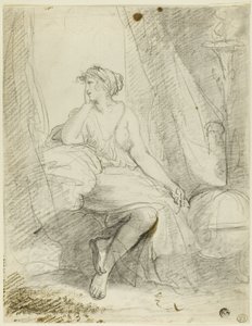 Sedící žena od John Hoppner