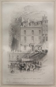 Napoleons Logement, Quai Conti, 1835.