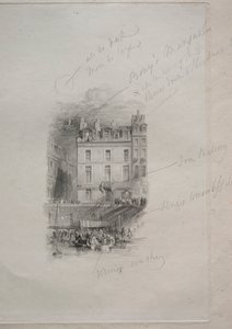 Napoleonské ubytování, Quai Conti, 1836. od John Horsburgh