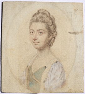 Portrét Sukey, Lady Oglander, rozené Serle, c. 70. léta 18. století.