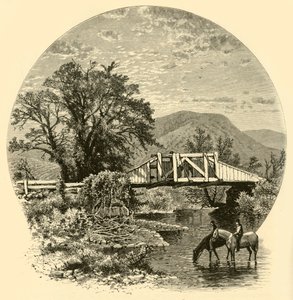 „Starý most, Blackberry River, poblíž Kanaánu“, 1874.