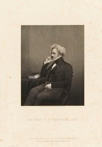 Sir John Frederick William Herschel (1792-1871), asi 1860 (stiplová rytina)