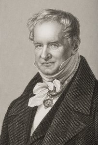 Friedrich Heinrich Alexander Humboldt (1769-1859), baron von Humboldt, ryl D.J. Libra z fotografie, z The Drawing-Room of Eminent Personages, Volume 2, publikované v Londýně, 1860 (engra od John Jabez Edwin Paisley Mayall