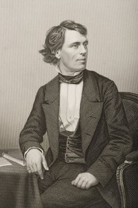 John Bartholomew Gough (1817-86) vyryl D.J. Libra z fotografie z 