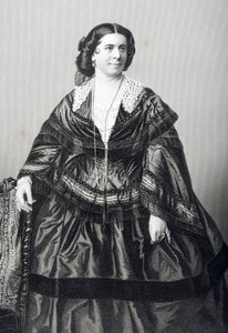 Madame Anna Bishop (1810-84) rytina D.J. Libra z fotografie z 