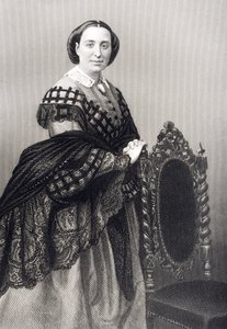 Madame Rosino Penco (1823-94) vyryla D.J. Libra z fotografie z 