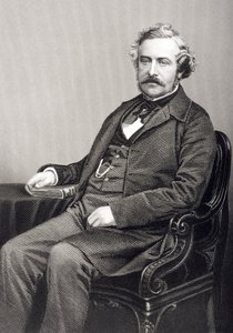 Martin Farquhar Tupper (1810-89) ryl D.J. Libra z fotografie z 