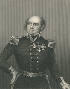 Sir John Franklin vyrytý D.J. Libra z fotografie z 