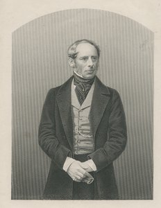 Sir John Somerset Pakington vyrytý D.J. Libra z fotografie z 