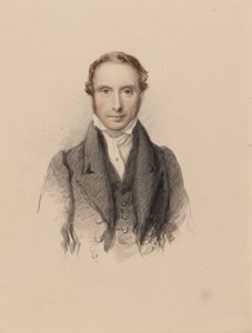 Portrét Samuela Prouta, kolem roku 1820 (wc na papíře)
