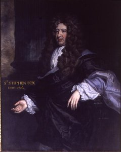 Sir Stephen Fox (1627-1716) Paymaster General (olej na plátně) od John James Bakker