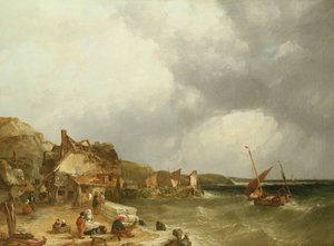 Pobřeží v Etaples, 1853