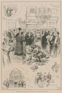 Předání ovoce lordu starostovi v Mansion House od John Jellicoe