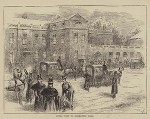Královská návštěva Normanton Hall od John Jellicoe