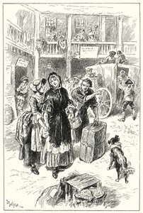 Trenér v Old Angel Inn (litho) od John Jellicoe