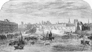 Paříž v sedmnáctém století, vyryl William Michael Roberts Quick (1838-1927), z „Dějiny Francie“, Emile de Bonnechose, vydal Ward, Lock and Co, Londýn (rytina)