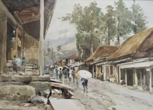 Deštivý den v Nikko