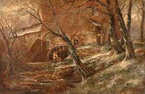 Hamstead Mill, Staffordshire Hamstead Hill, Handsworth 1850-1908. od John Joseph Hughes