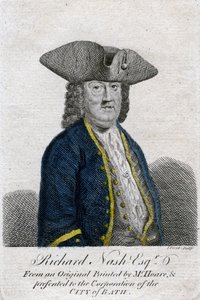 Richard Beau Nash, britský dandy, 18. století.