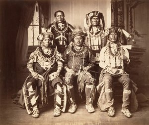 Delegáti Otoe-Missouri, 1881. od John K. Hillers.