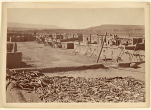 Pueblo San Juan, Nové Mexiko: Severní část města od John K. Hillers