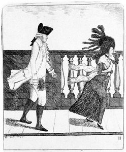James Graham, skotský doktor šarlatánů, 1795.