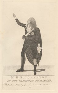 Pan H. E. Johnston v postavě Hamleta od John Kay
