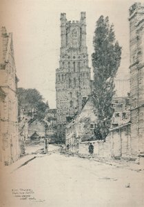 Ely Tower, Od jihu, 1924 od John Keppie
