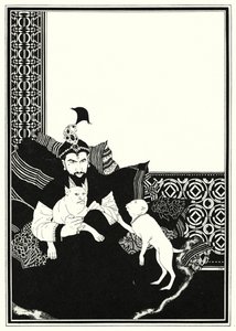 Ilustrace k Příběhu Aladina a báječné lampy (litho)
