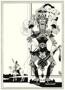 Ilustrace k Příběhu Aladina a báječné lampy (litho)