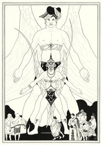 Ilustrace k Příběhu Aladina a báječné lampy (litho) od John Kettelwell