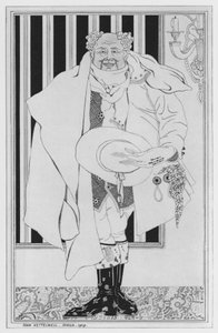 Ilustrace pro The Way of the World od Williama Congreve (litho) od John Kettelwell