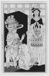 Ilustrace pro The Way of the World od Williama Congreve (litho)