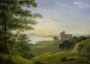 Západ slunce v západní vysočině, c.1820