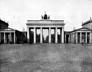 Braniborská brána, Berlín, 1893.