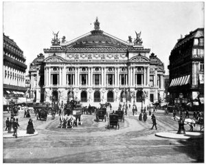 Velká opera, Paříž, konec 19. století od John L. Stoddard