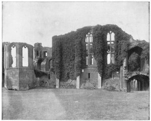 Hrad Kenilworth, Anglie, konec 19. století. od John L. Stoddard
