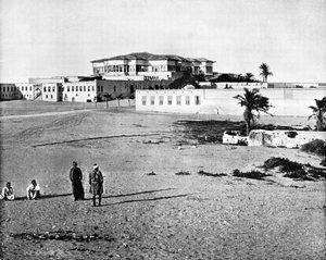 Palác a harém, Alexandrie, Egypt, 1893. od John L. Stoddard